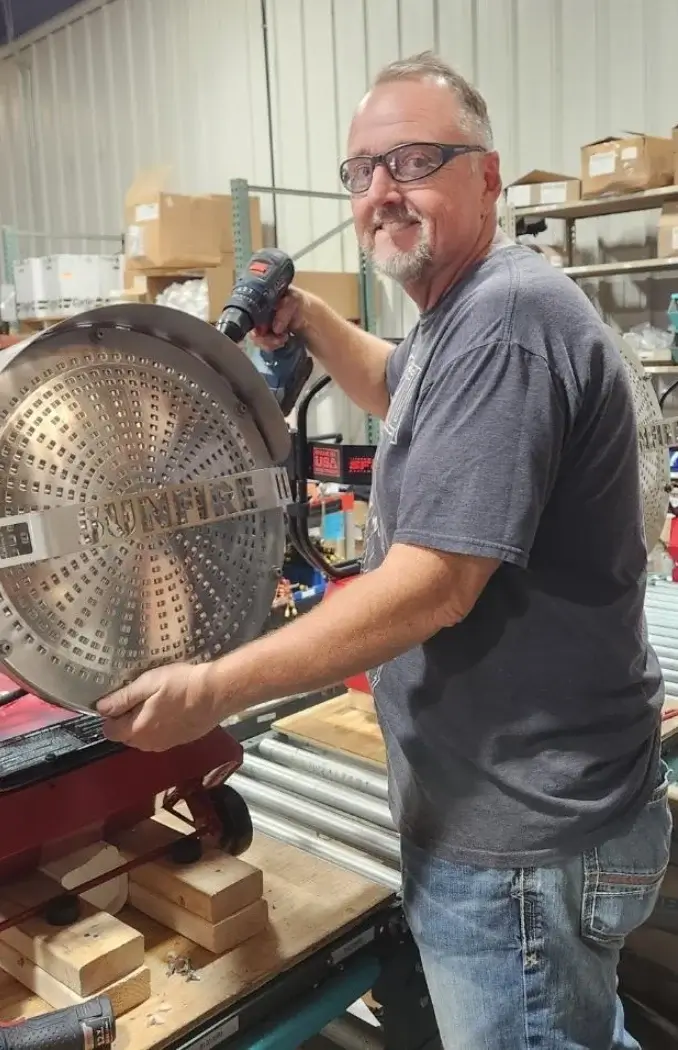 employee works on Sunfire product